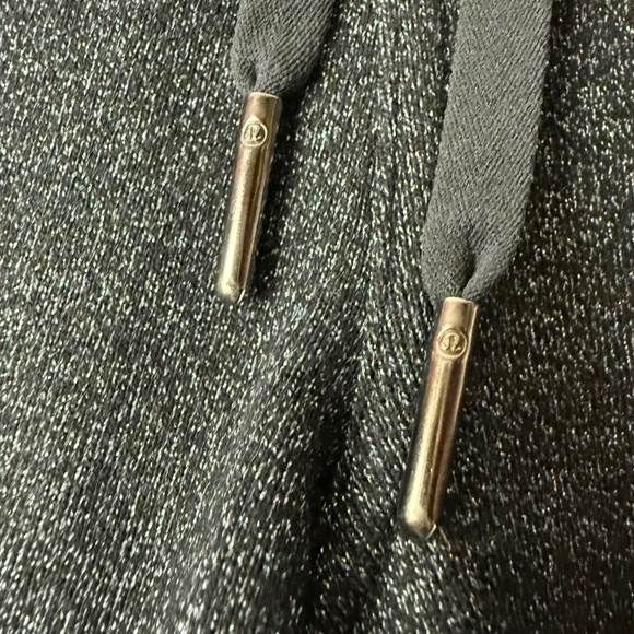 Lululemon Scuba Jogger Sparkle Gray High-Rise Metallic Comfort Lounge - Picture 5 of 8